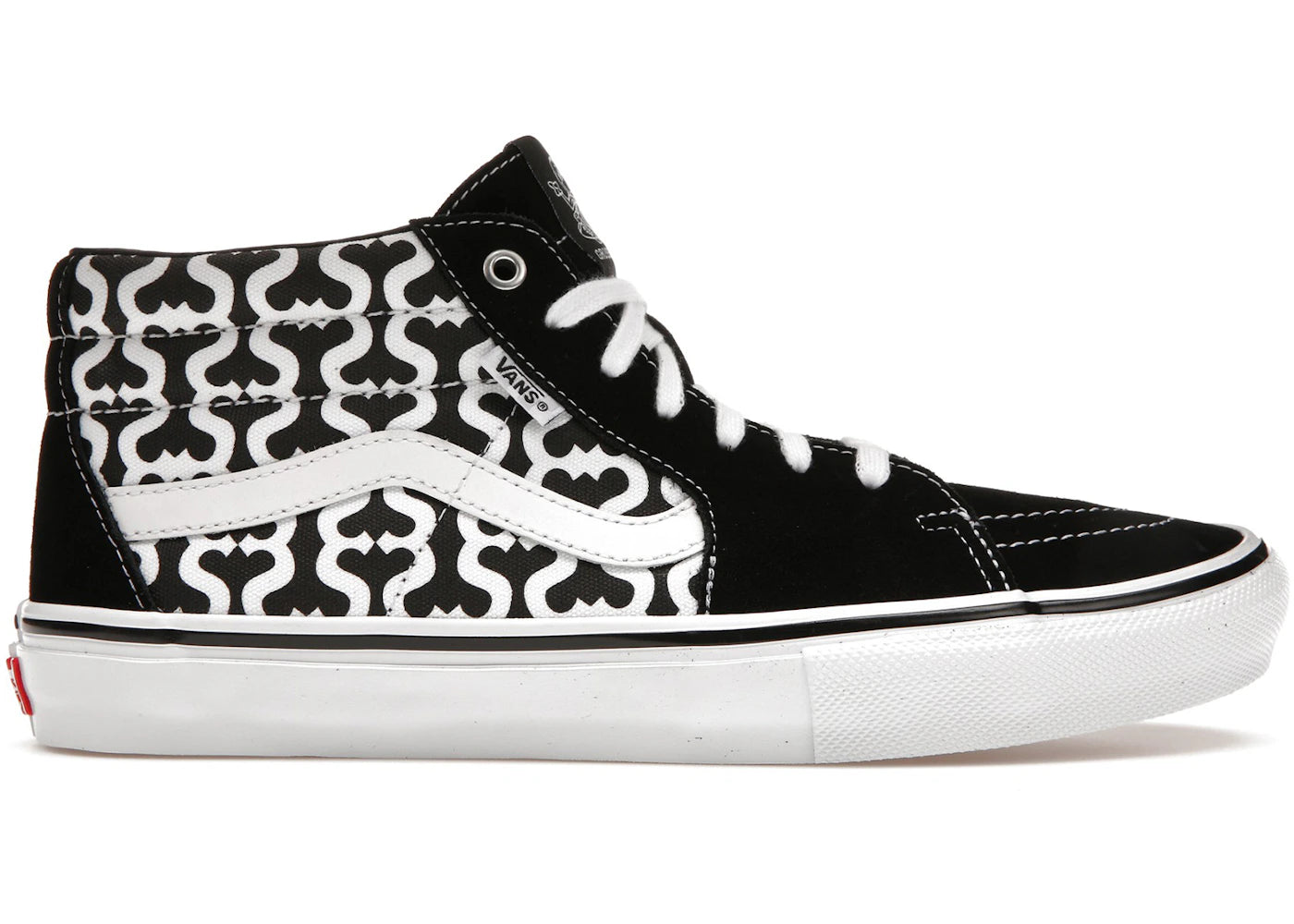 Vans Skate Grosso Mid-Supreme Monogram S Logo Noir
