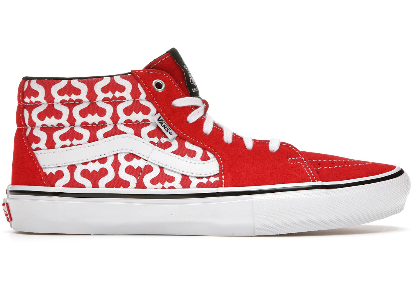 Vans Skate Grosso Mid-Supreme Monogram S Logo Red