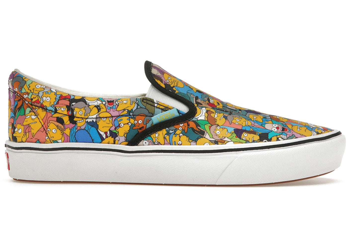 Vans Comfycush Slip-On-The Simpsons Collage