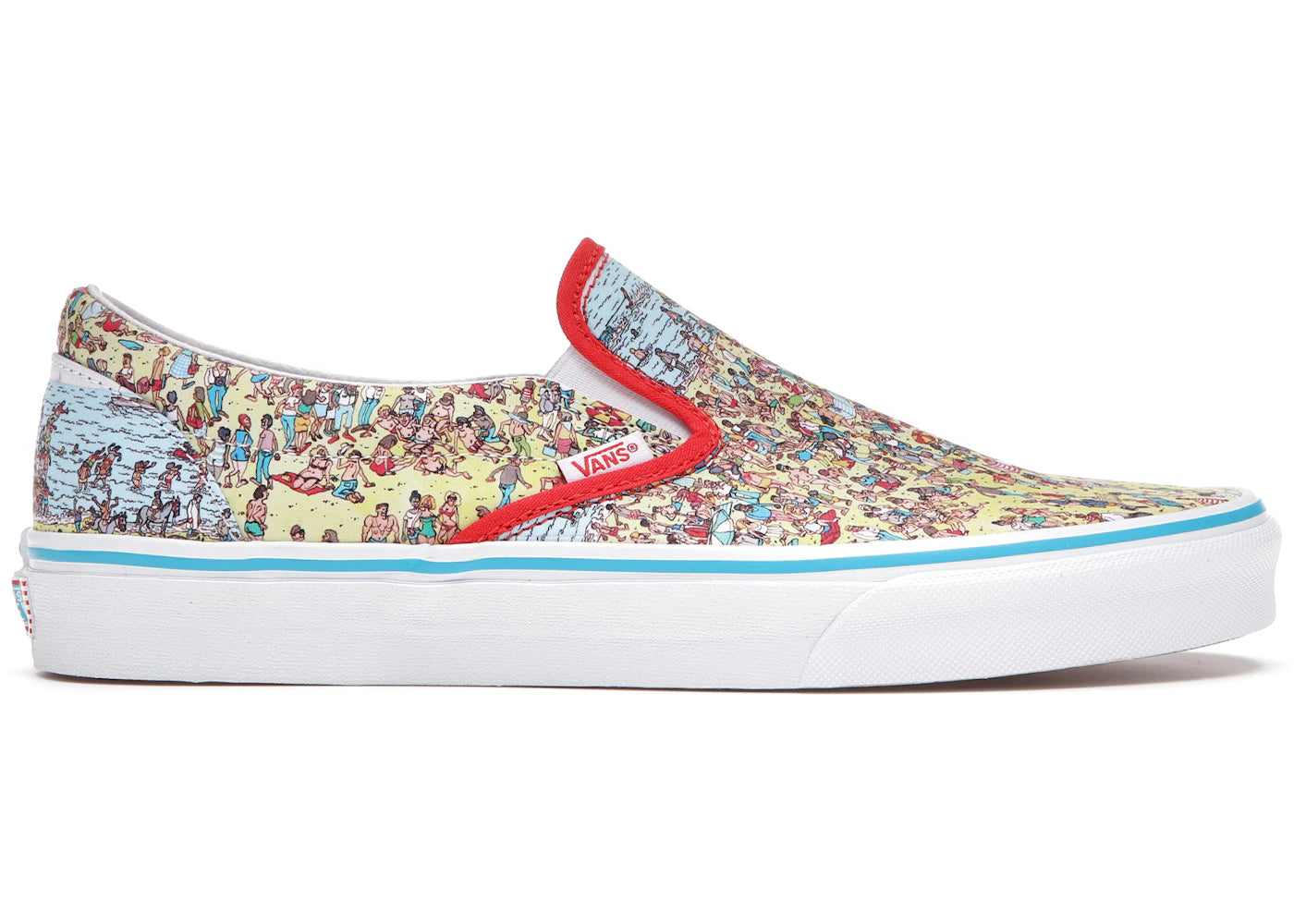 Vans Slip-On Où est Charlie ? Plage