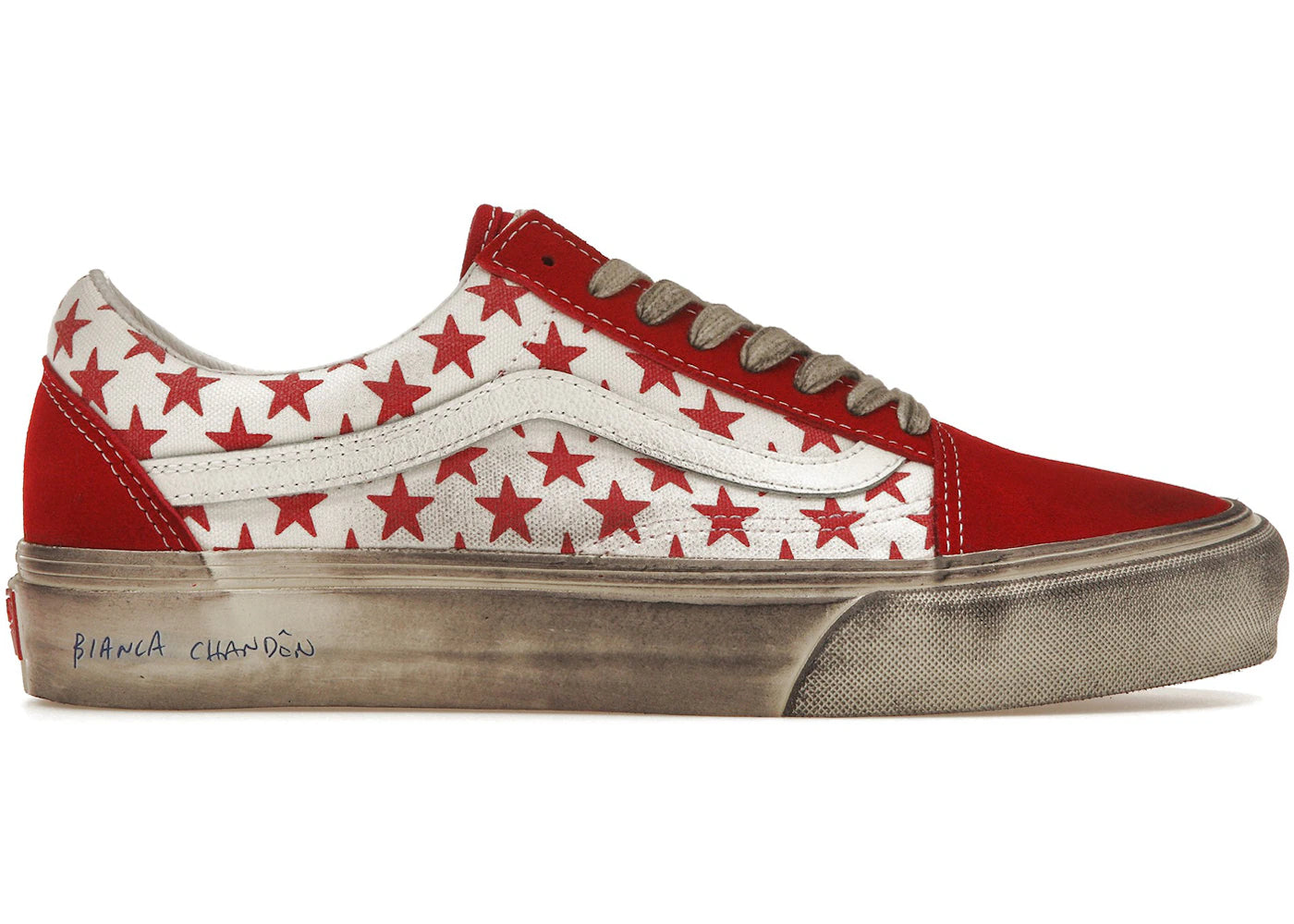 Vans Vault OG Old Skool LX-Bianca Chandon Red White