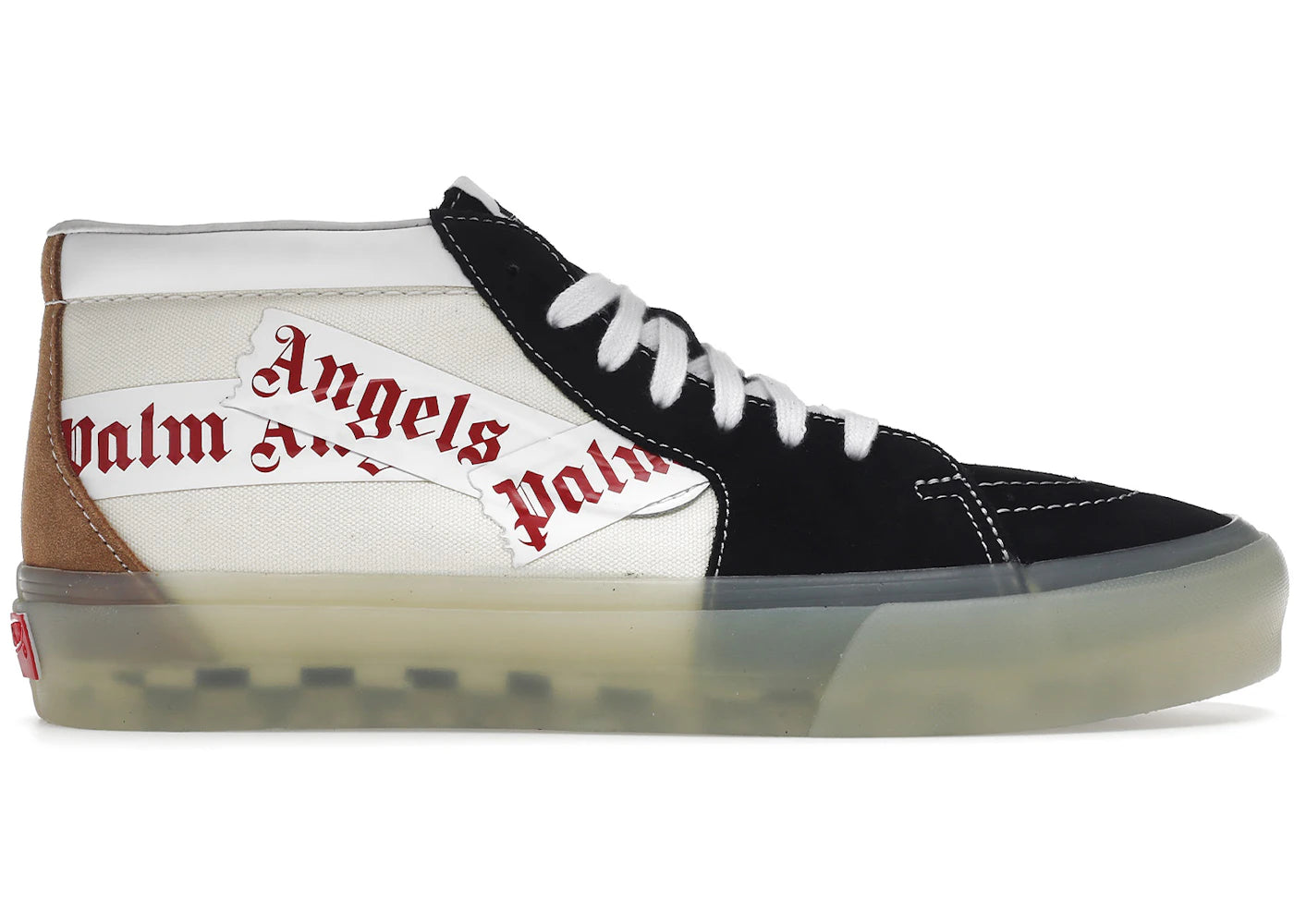 Vans Vault Sk8-Mid LX-Palm Angels Noir Blanc Beige