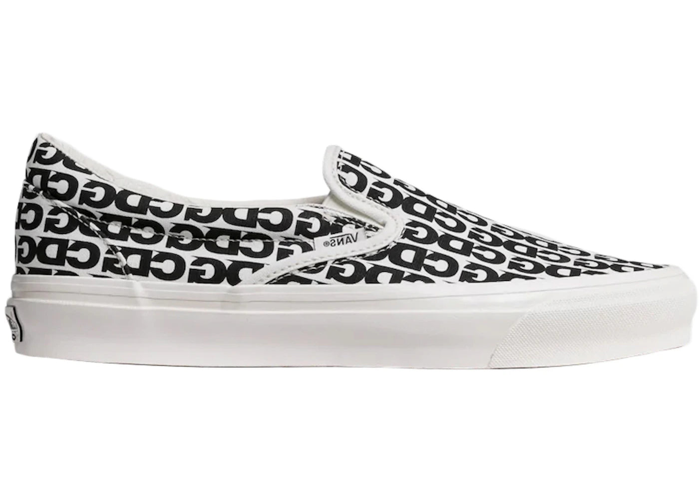 Vans Vault Slip-On LX-Comme des Garcons White Black