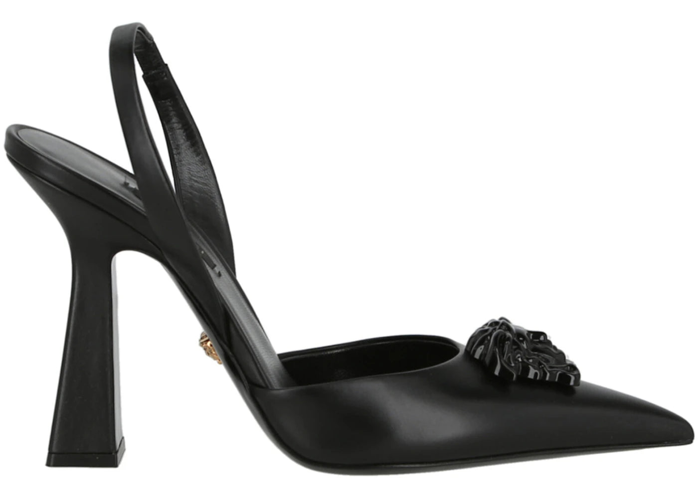 Versace La Medusa Slingback Pumps-Black Black (Women's)