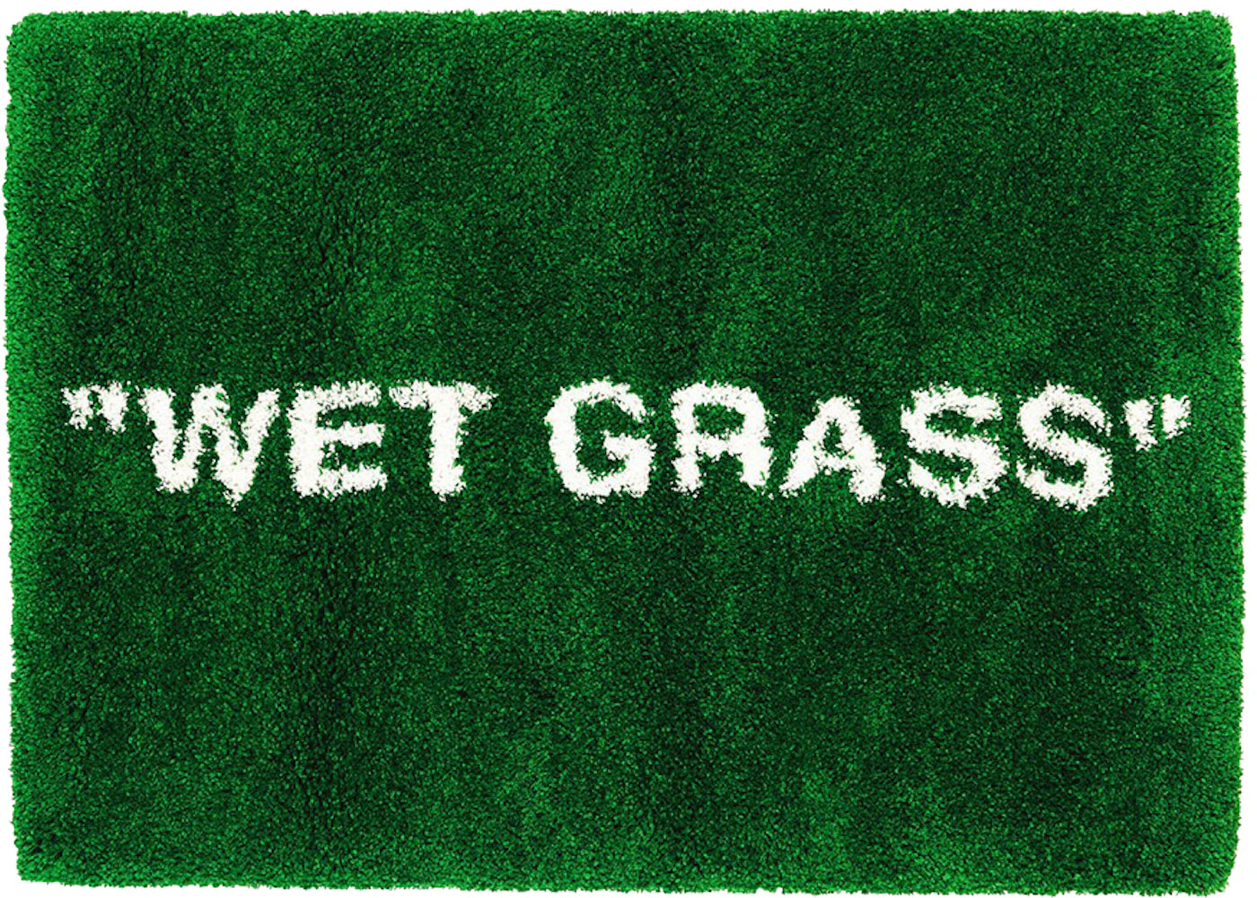 Virgil Abloh x IKEA MARKERAD InchWET GRASS Inch Rug 195x133 CM Green - main view