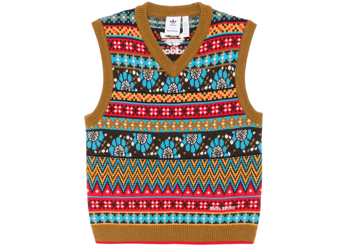 adidas Adidas x Wales Bonner Knit Vest-Multicolor