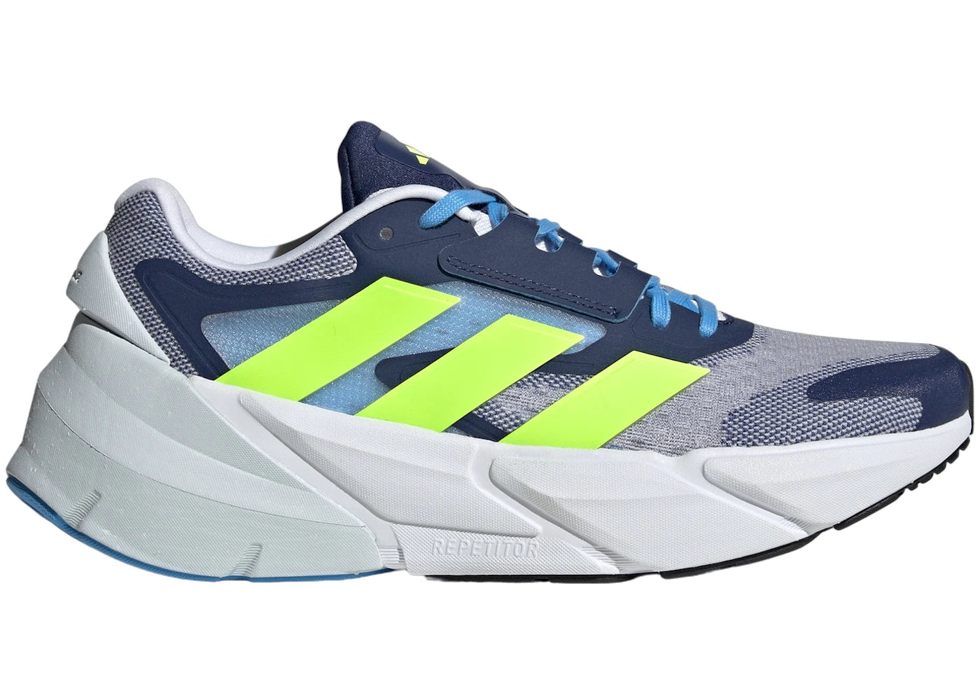 adidas Adistar 2.0-Cloud White Lucid Lemon Dark Blue