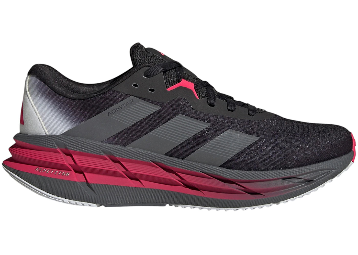 adidas Adistar 3-Core Black Iron Metallic Lucid Red