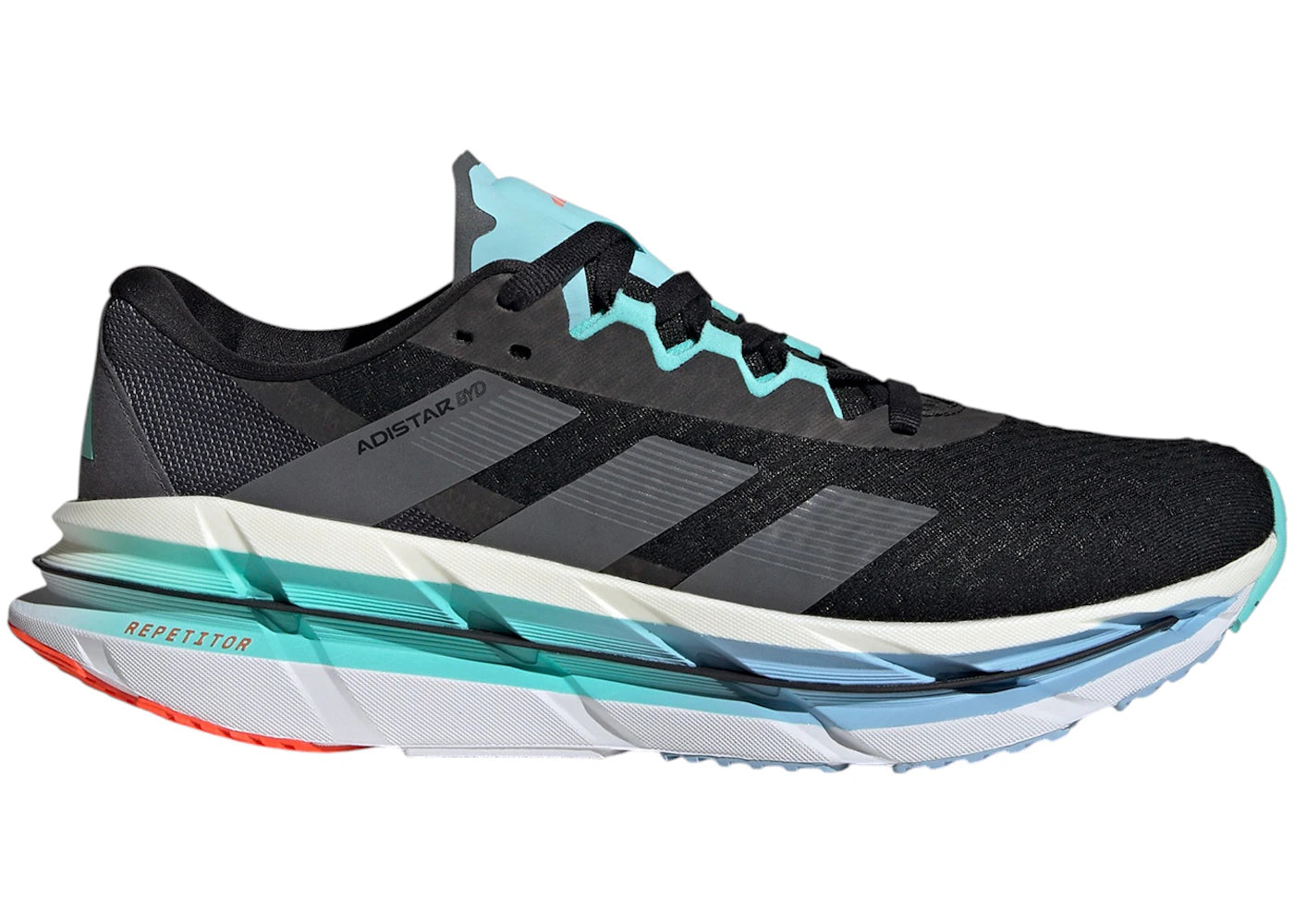 adidas Adistar Byd-Core Black Iron Metallic Flash Aqua