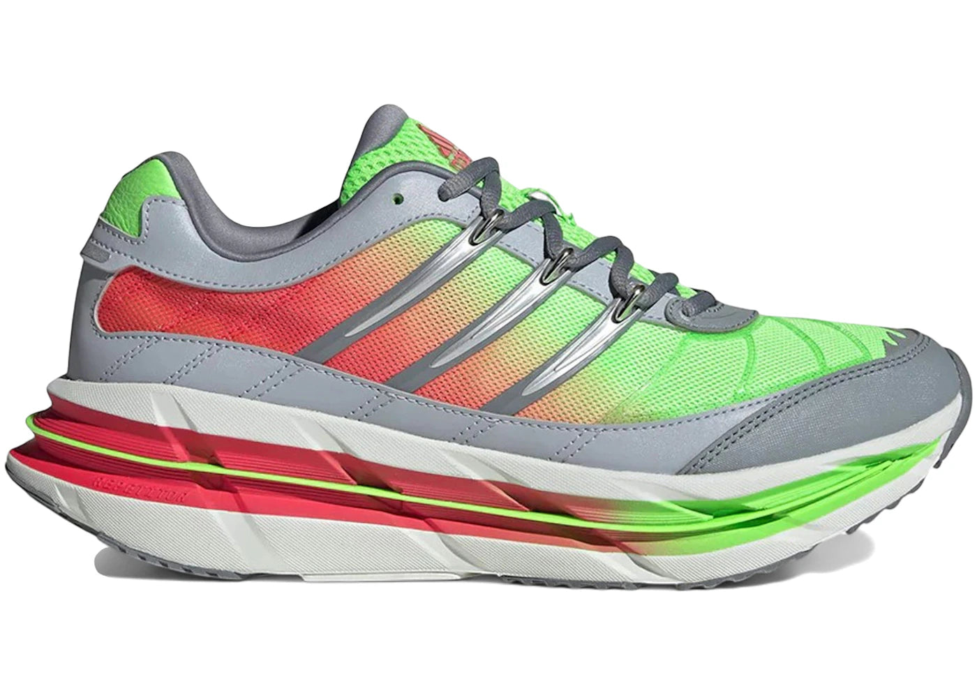 adidas Adistar HRMY Lime Grey Solar Red