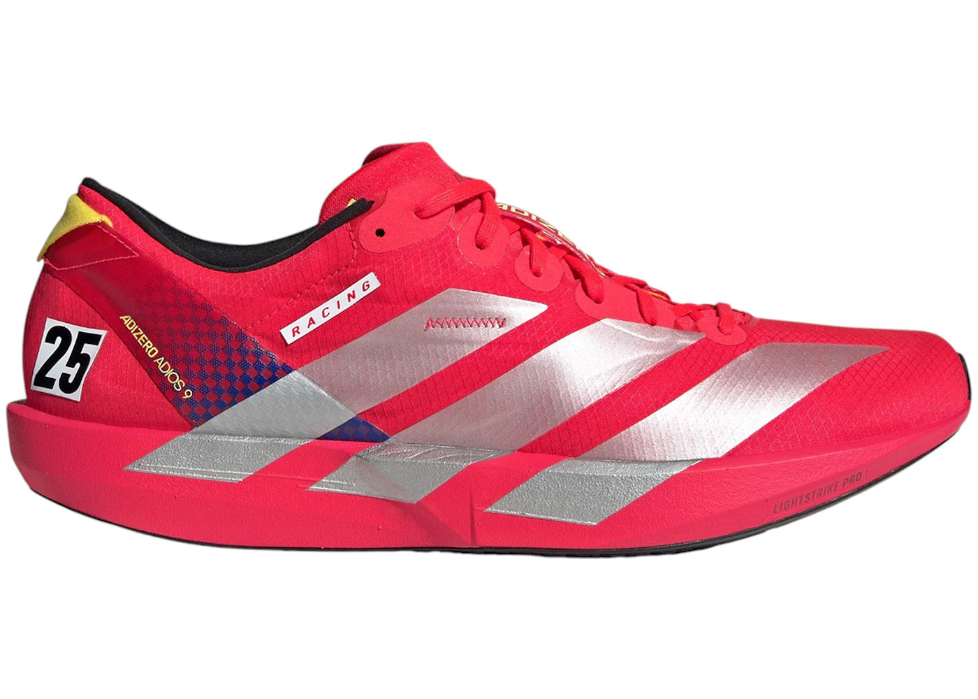 adidas Adizero Adios 9-Lucid Red Cloud White Pure Sulfur