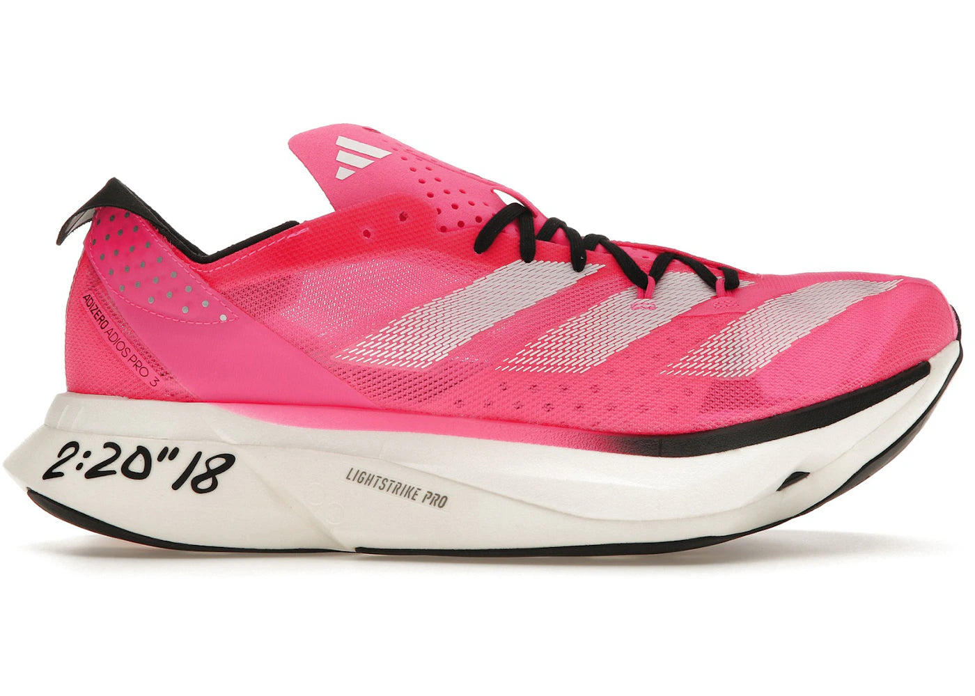 adidas Adizero Adios Pro 3-Lucid Pink Cloud White