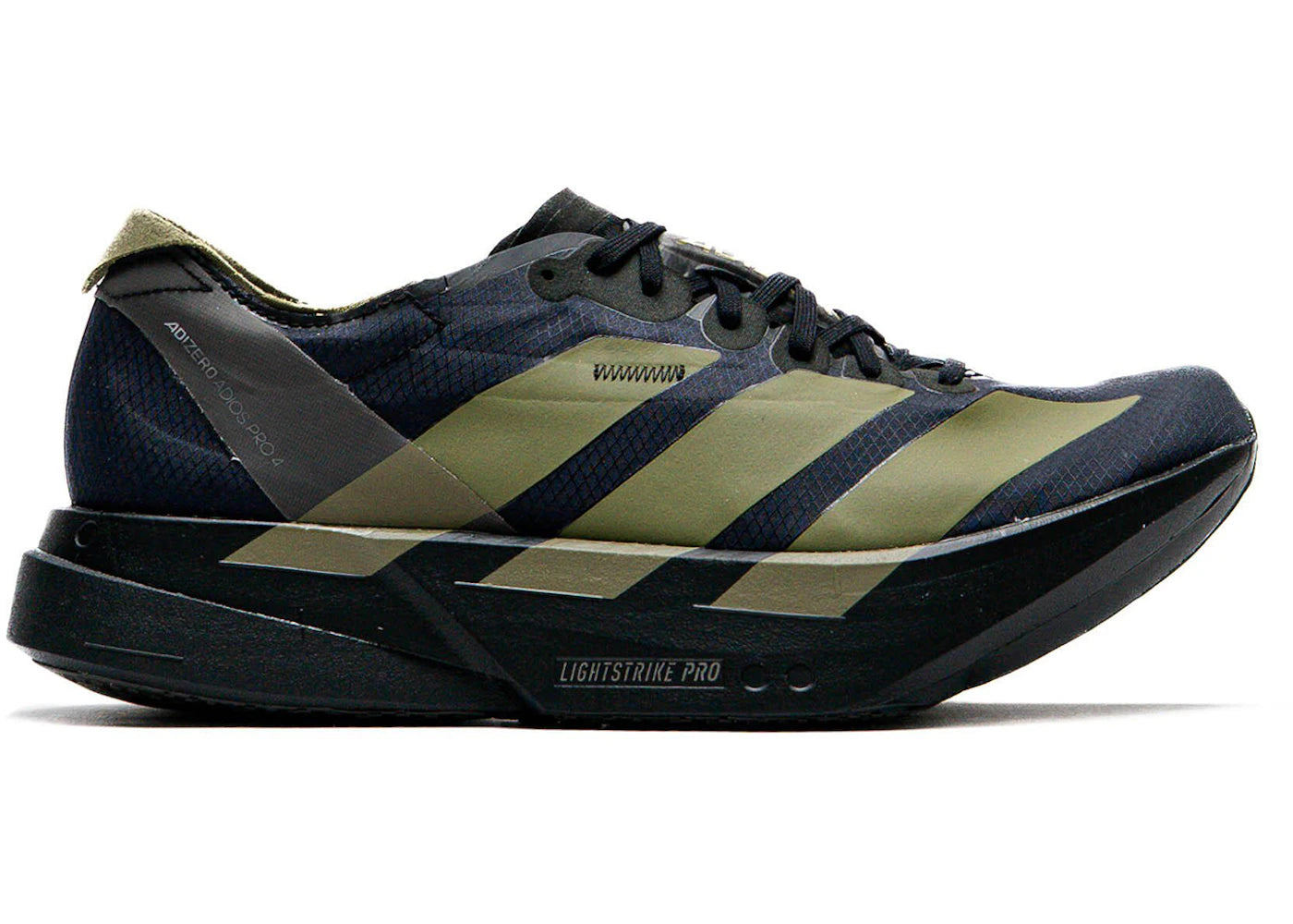 adidas Adizero Adios Pro 4-Black Focus Olive