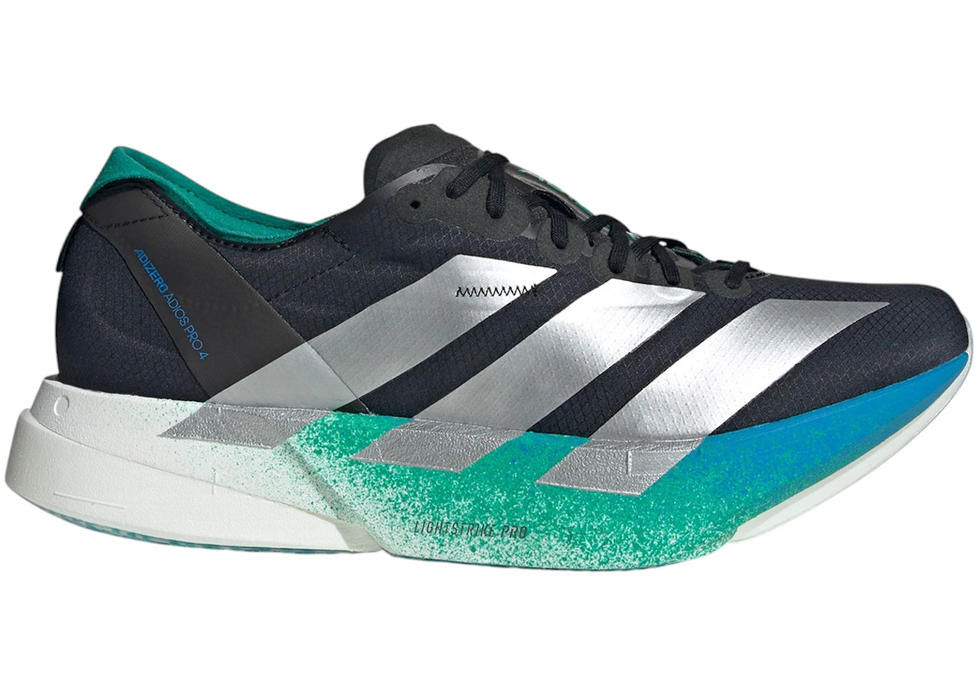 adidas Adizero Adios Pro 4-Core Black Matte Silver Glory Green