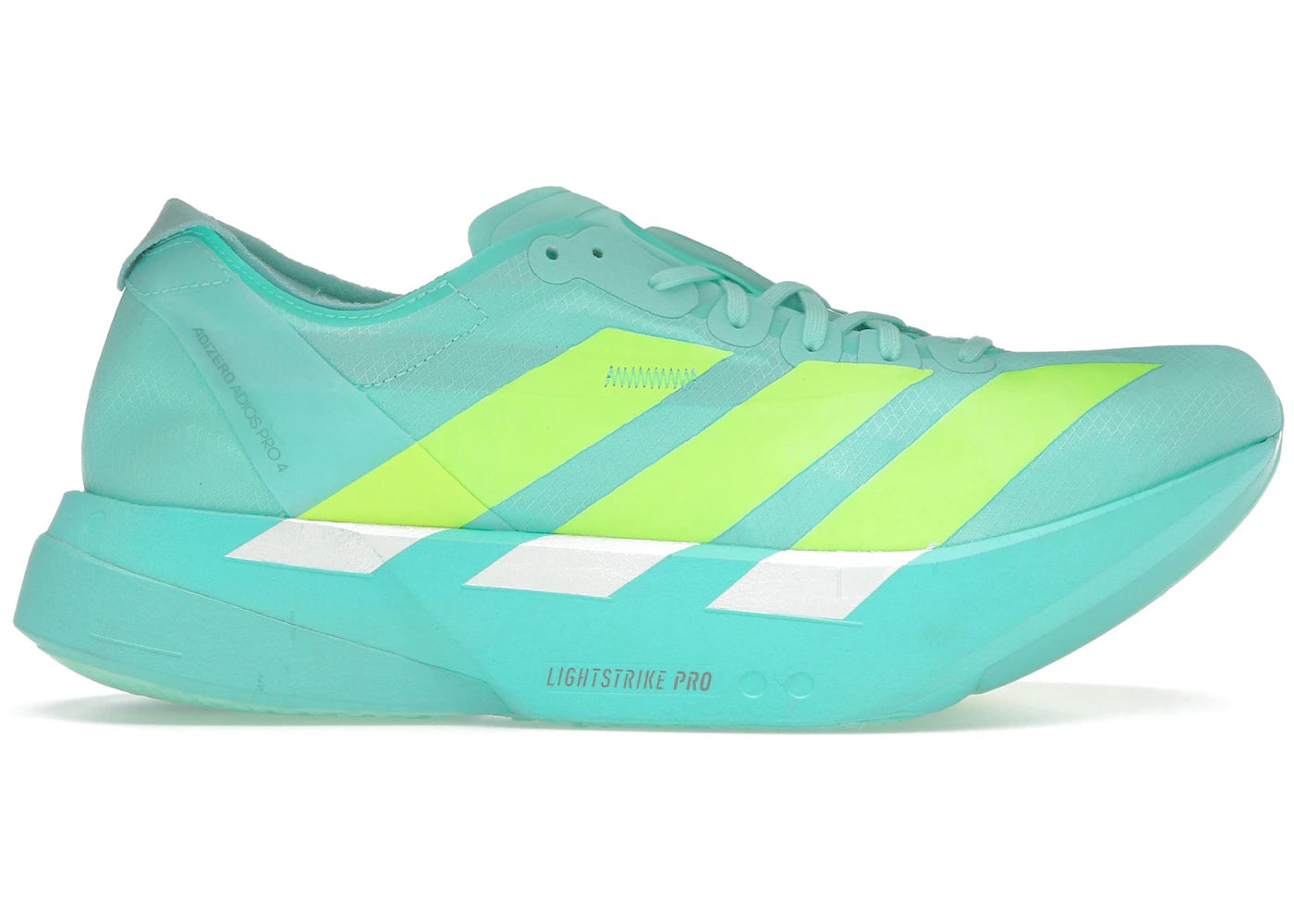 adidas Adizero Adios Pro 4-Flash Aqua Lucid Lemon