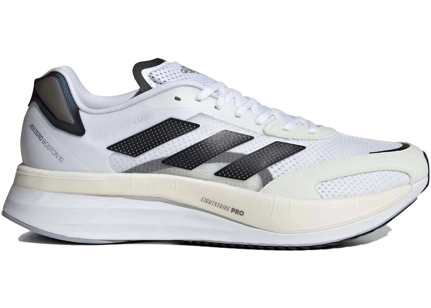 adidas Adizero Boston 10 - Blanc nuageux - Noir