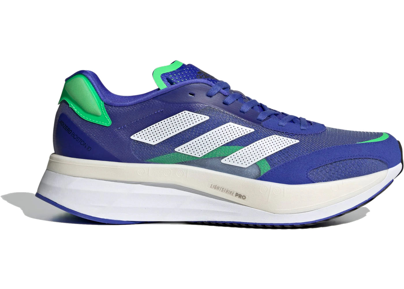 adidas Adizero Boston 10-Sonic Ink Screaming Green