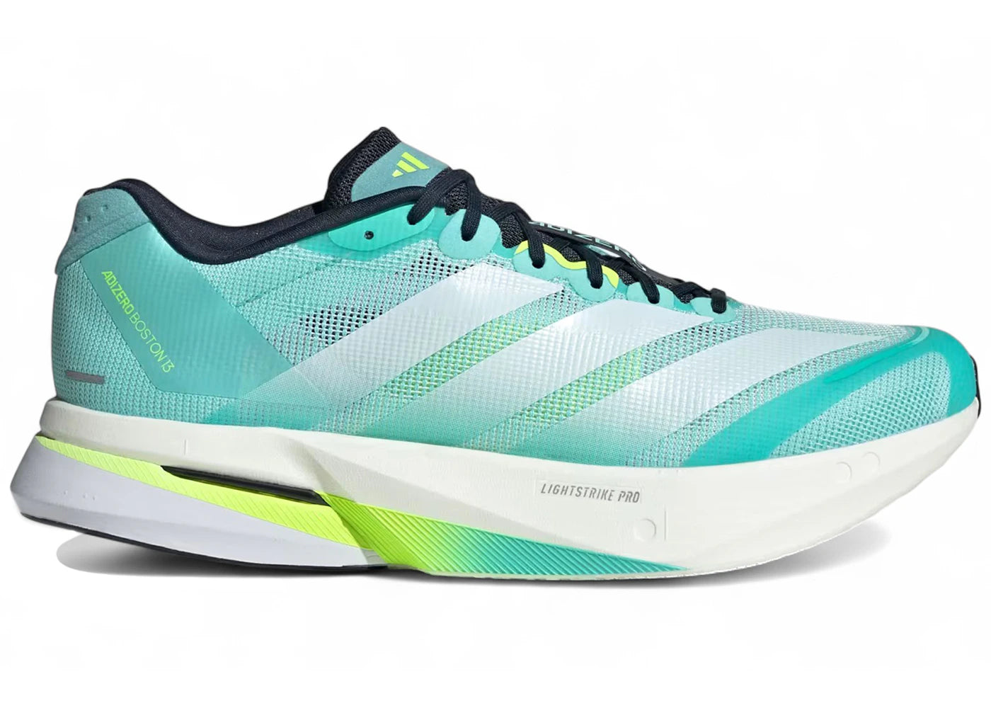 adidas Adizero Boston 13 Flash Aqua Blanc Citron Lucide