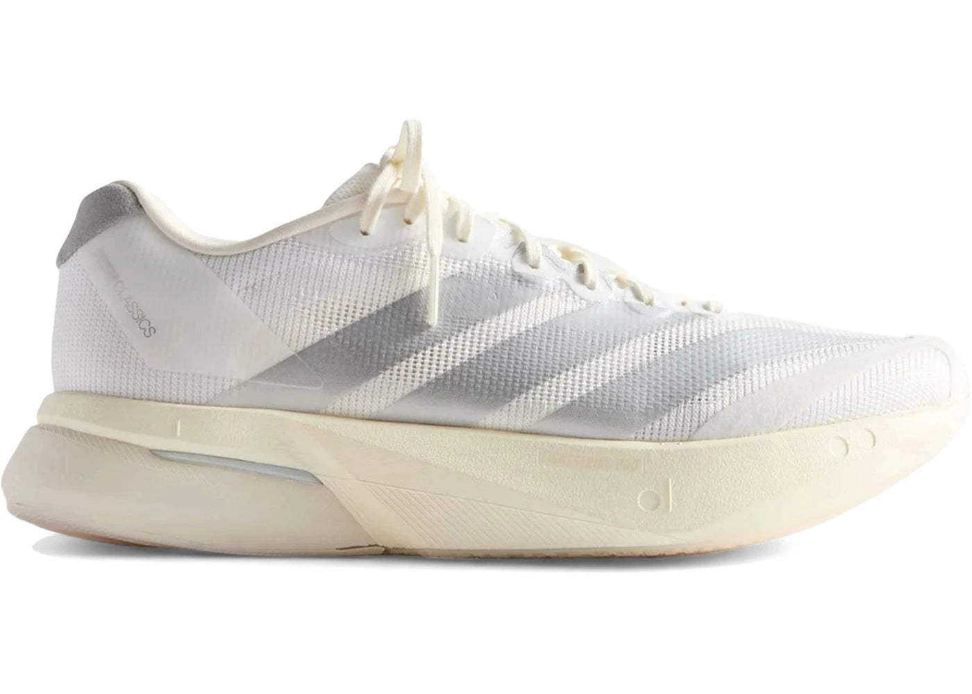 adidas Adizero Boston 13 Kith Blanc Argent Métallisé