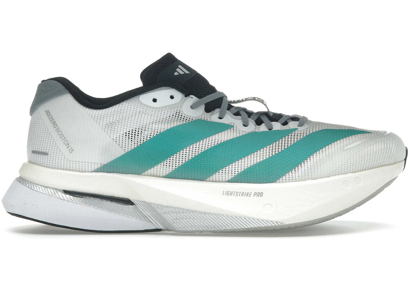 adidas Adizero Boston 13-White Pure Teal