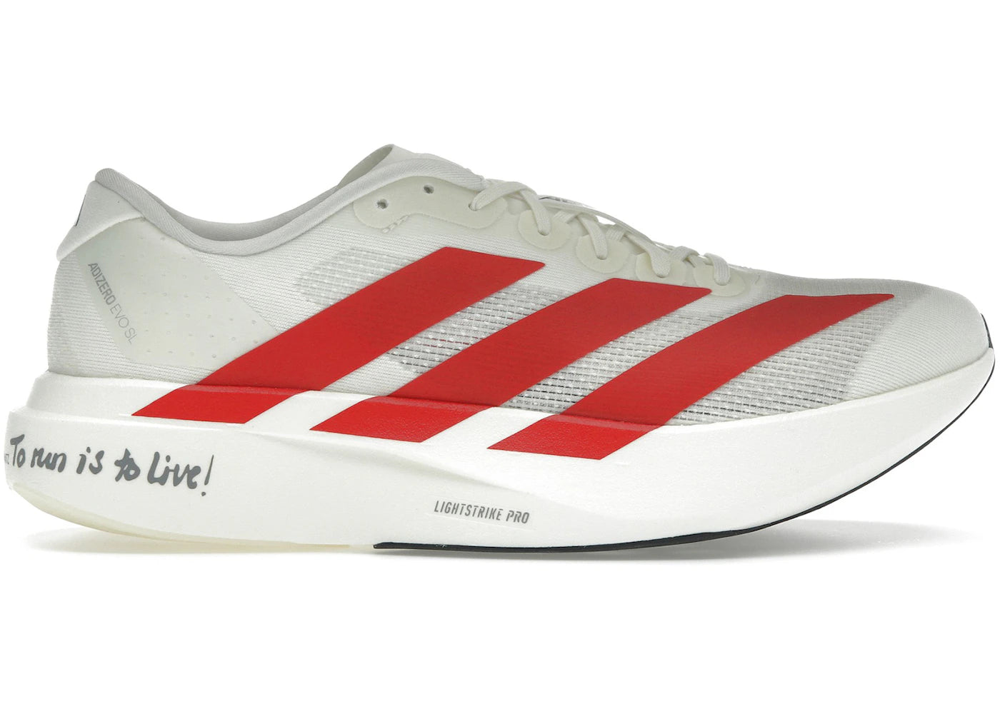 adidas Adizero EVO SL-Off White Better Scarlet