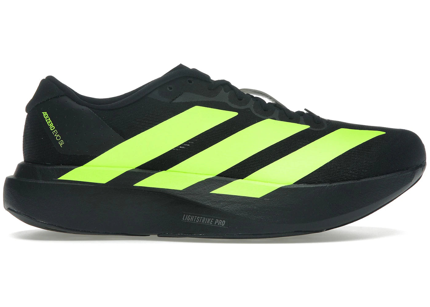 adidas Adizero Evo SL-Black Lucid Lemon