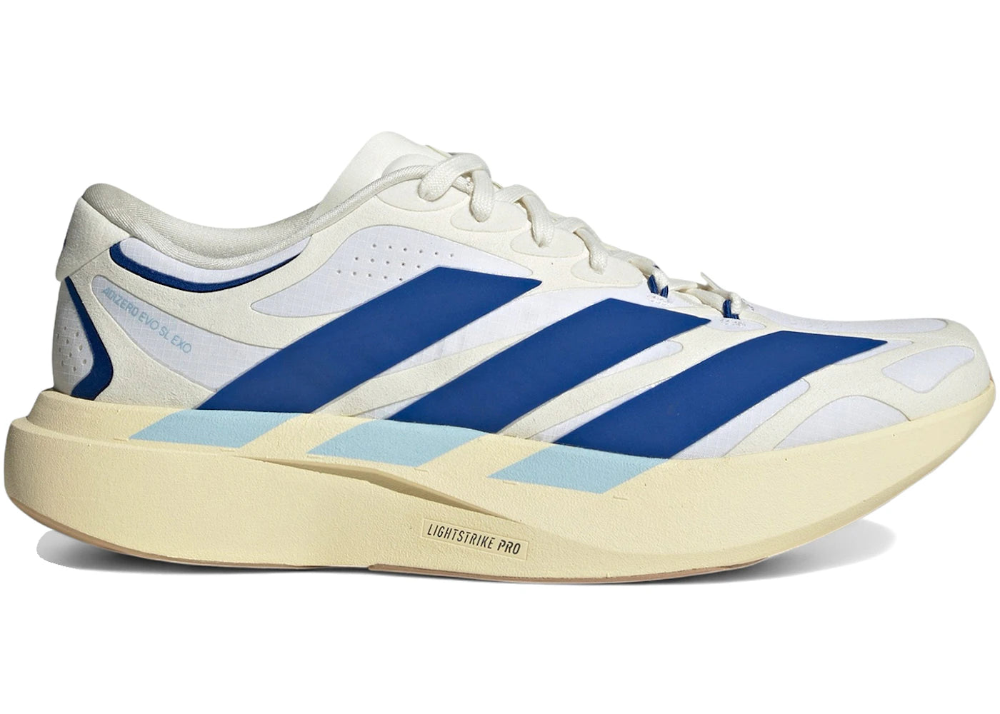 adidas Adizero Evo SL EXO Suede White Royal Clear Sky - main view