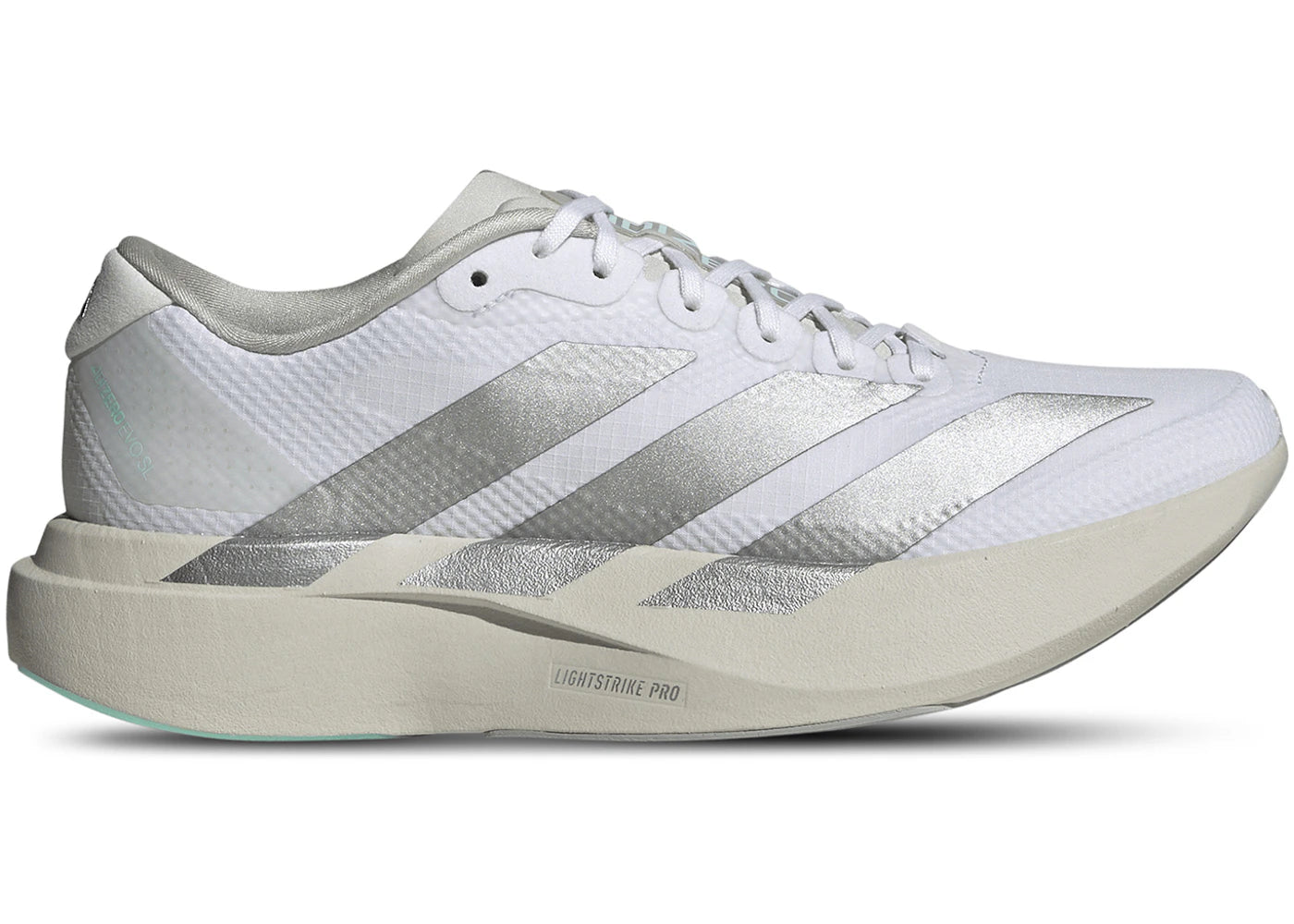 adidas Adizero Evo SL White Clear Aqua