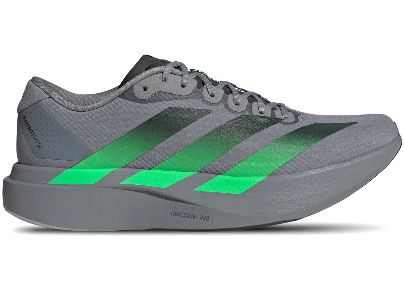 adidas Adizero Evo SL Woven Grey Screaming Green