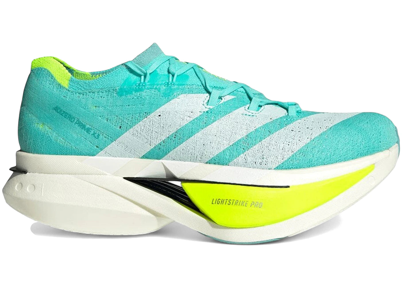 adidas Adizero Prime X 3.0 Strung Flash Aqua Lucid Lemon