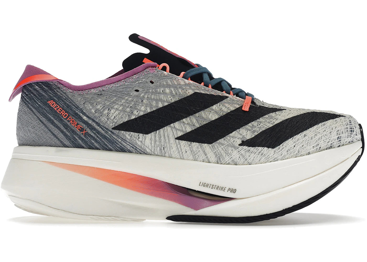 adidas Adizero Prime X Strung-Off Blanc Pulse Lilas