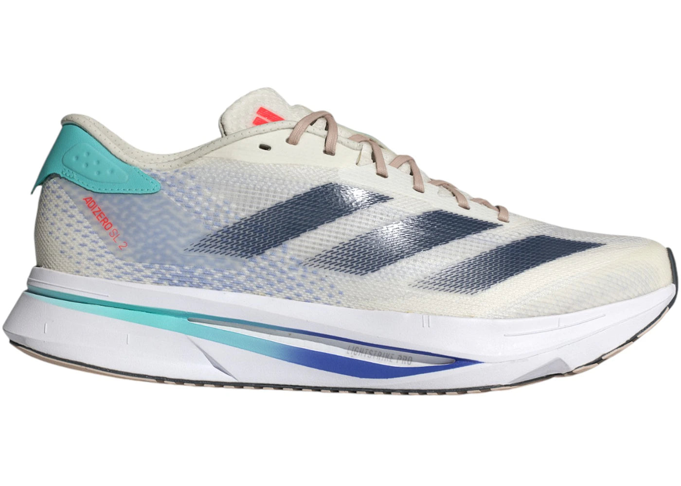 adidas Adizero SL2 - Blanc cassé Aurora Ink Flash Aqua
