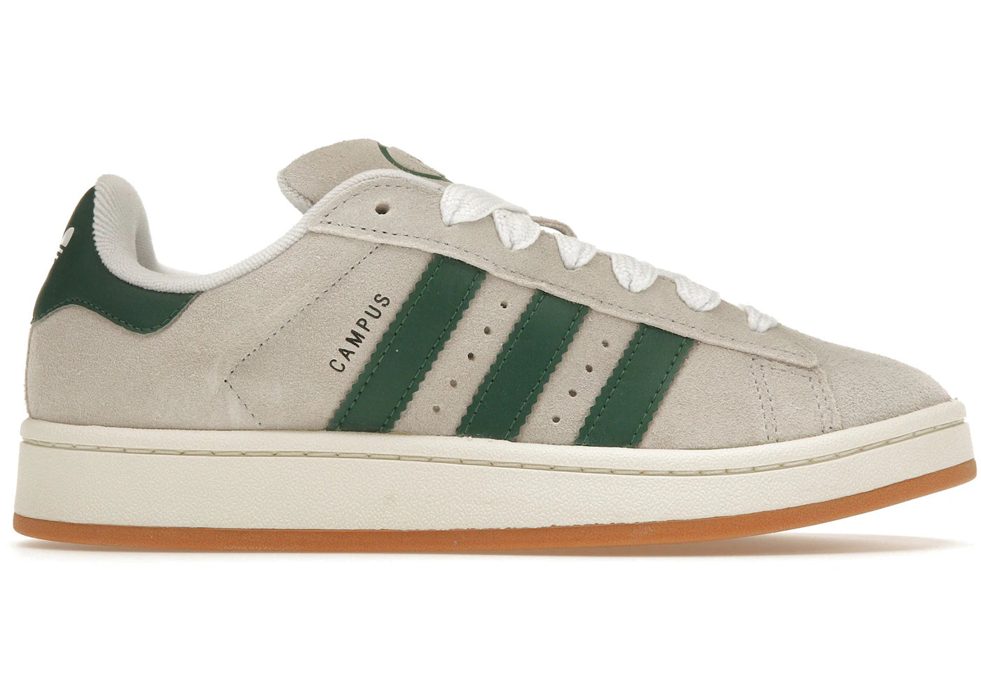 adidas Campus 00s-Crystal White Dark Green (Women's)