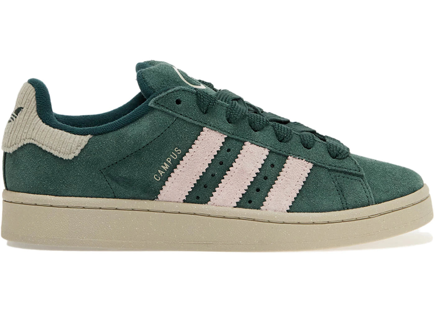 adidas Campus 00s - Vert minéral et rose sable (Femme)