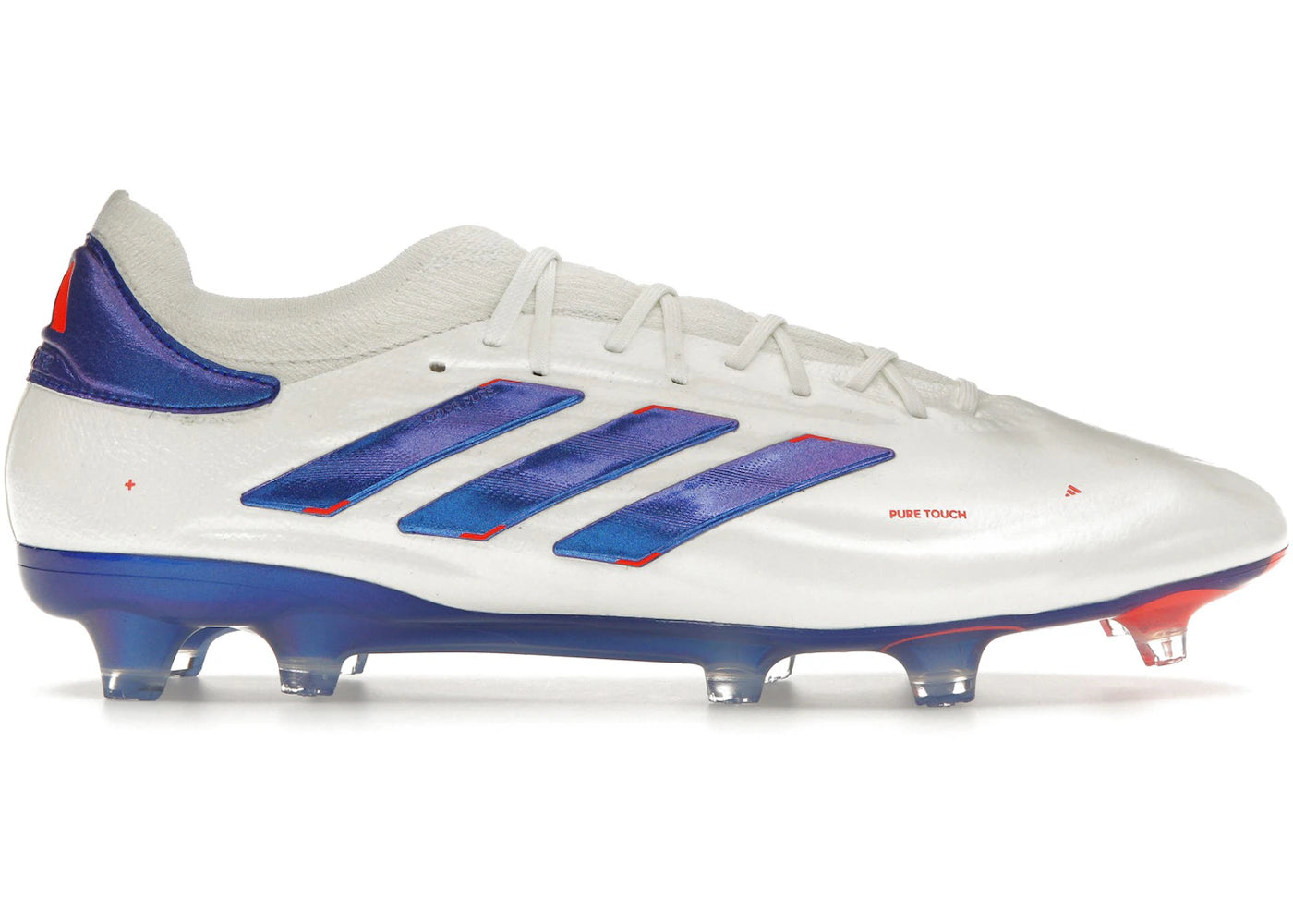 adidas Copa Pure 2 Elite KT FG-Cloud White Lucid Blue Solar Red