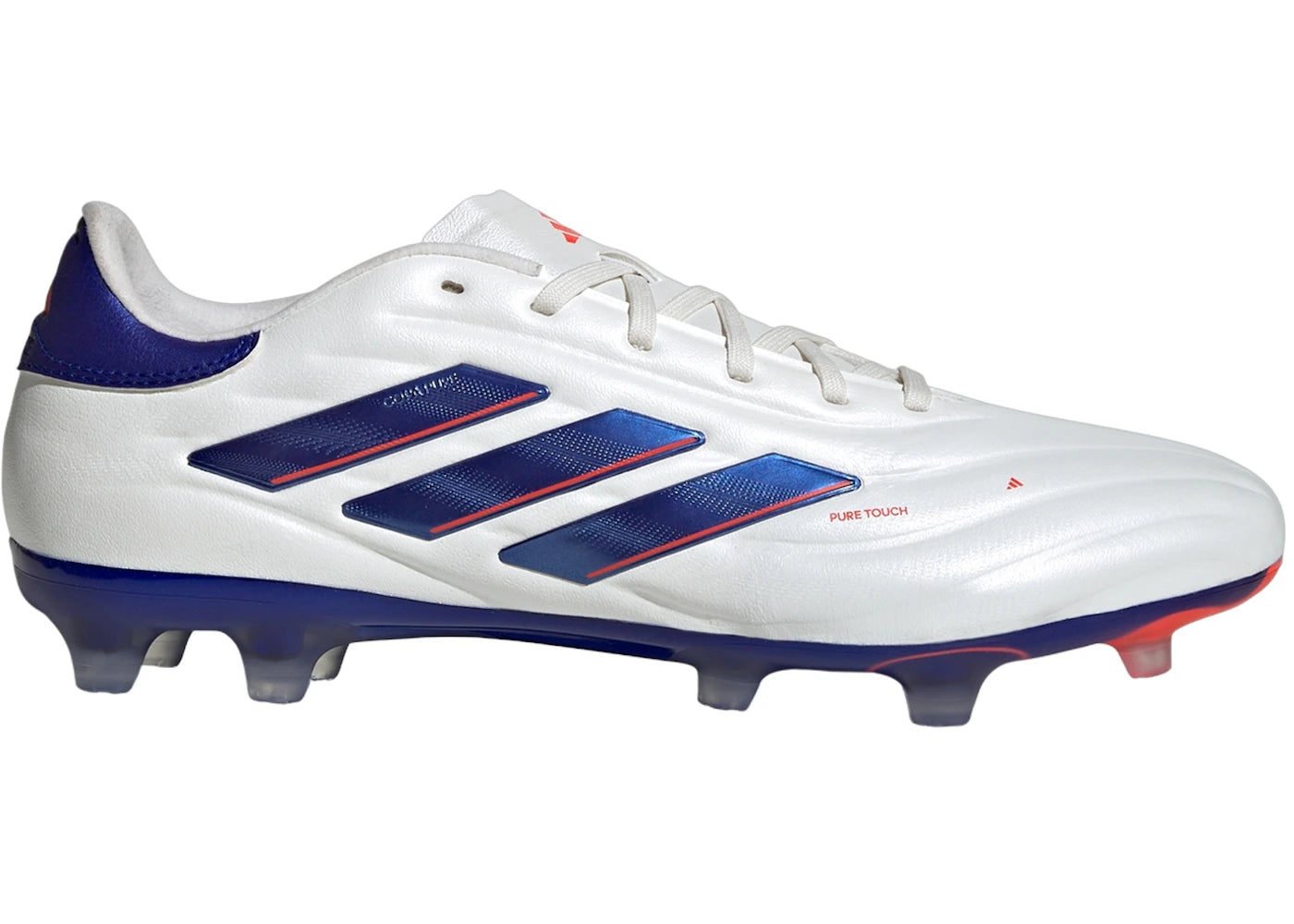 adidas Copa Pure 2 Pro FG-Cloud White Lucid Blue Solar Red