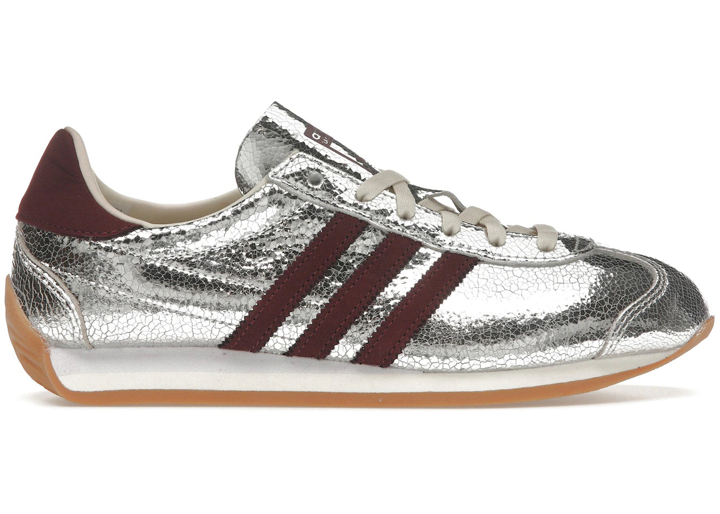 adidas Country OG-Silver Metallic Maroon (Women's)