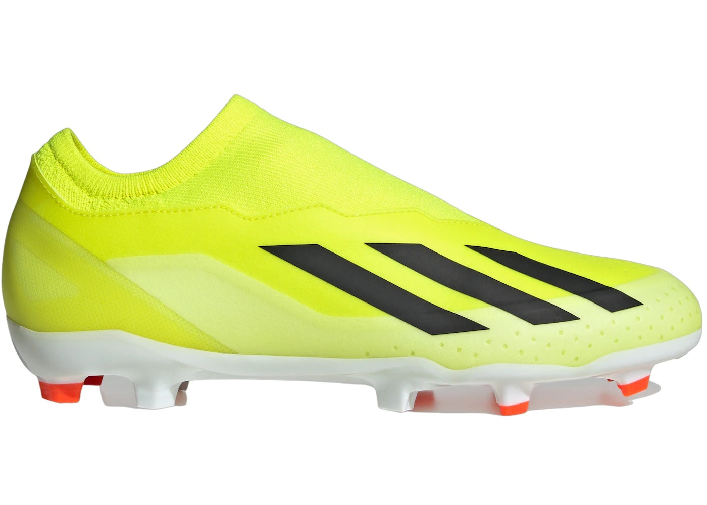 adidas Crazyfast League Laceless FG-Team Jaune solaire Noir nuage Blanc