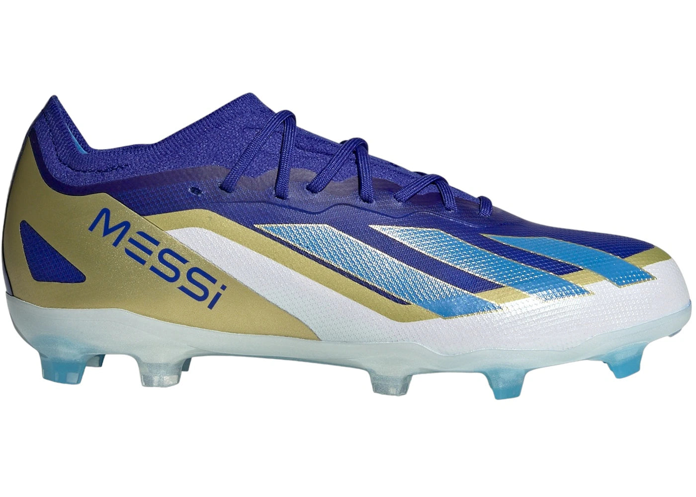 adidas Crazyfast Messi Elite FG-Lucid Blue Blue Burst Cloud White (GS)