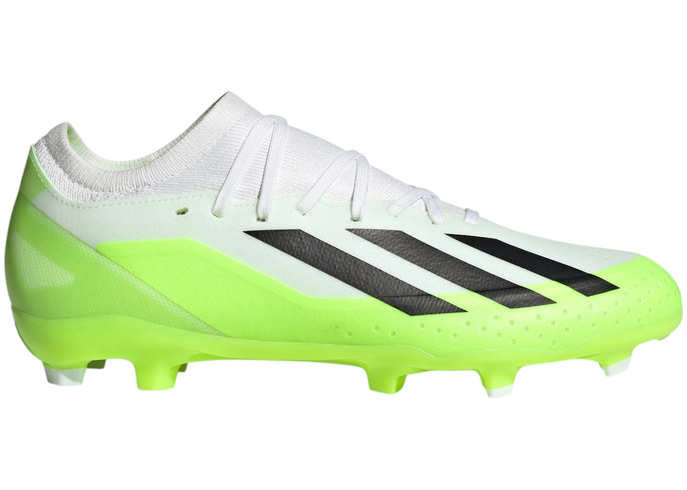 adidas X Crazyfast.3 FG-Cloud White Core Black Lucid Lemon (Women's)