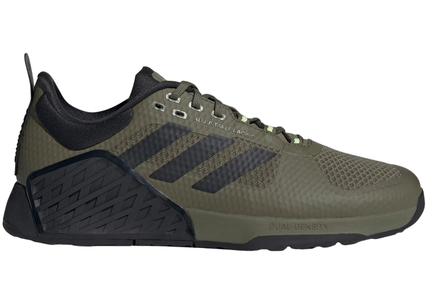 adidas Dropset 2-Olive Strata Core Noir Lucid Citron