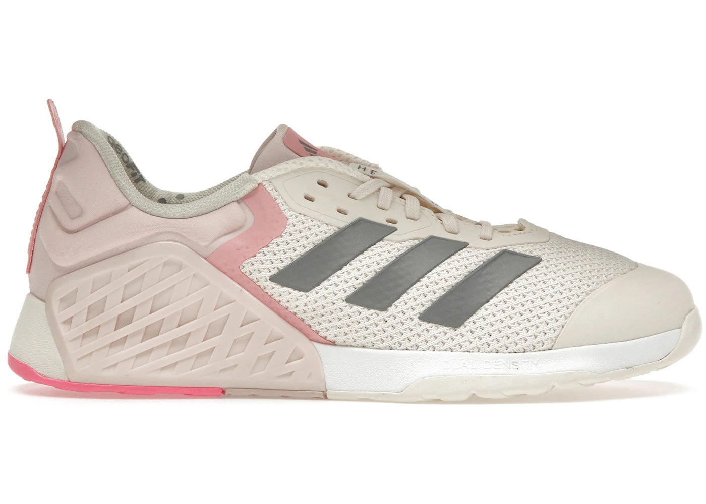 adidas Dropset 3-Chalk White Iron Metallic Semi Pink Spark (Women's)