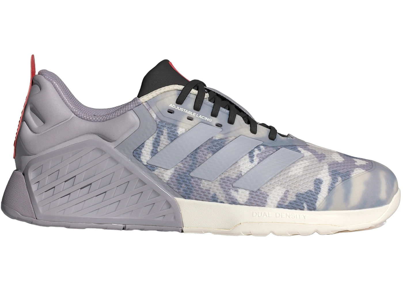 adidas Dropset 3 GFX - Blanc craie, Gris gloire, Rouge vif