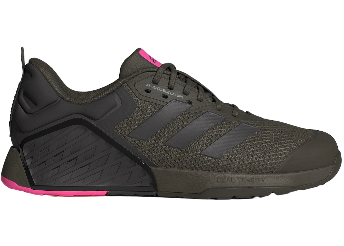 adidas Dropset 3-Shadow Olive Core Black Lucid Pink