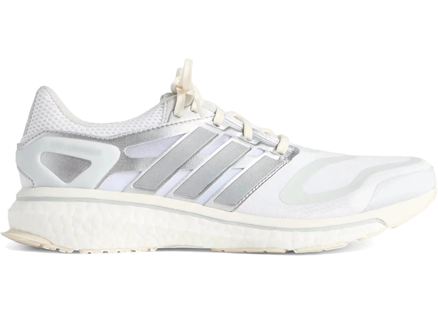 adidas Energy Boost Kith Blanc Noir Argent Métallisé