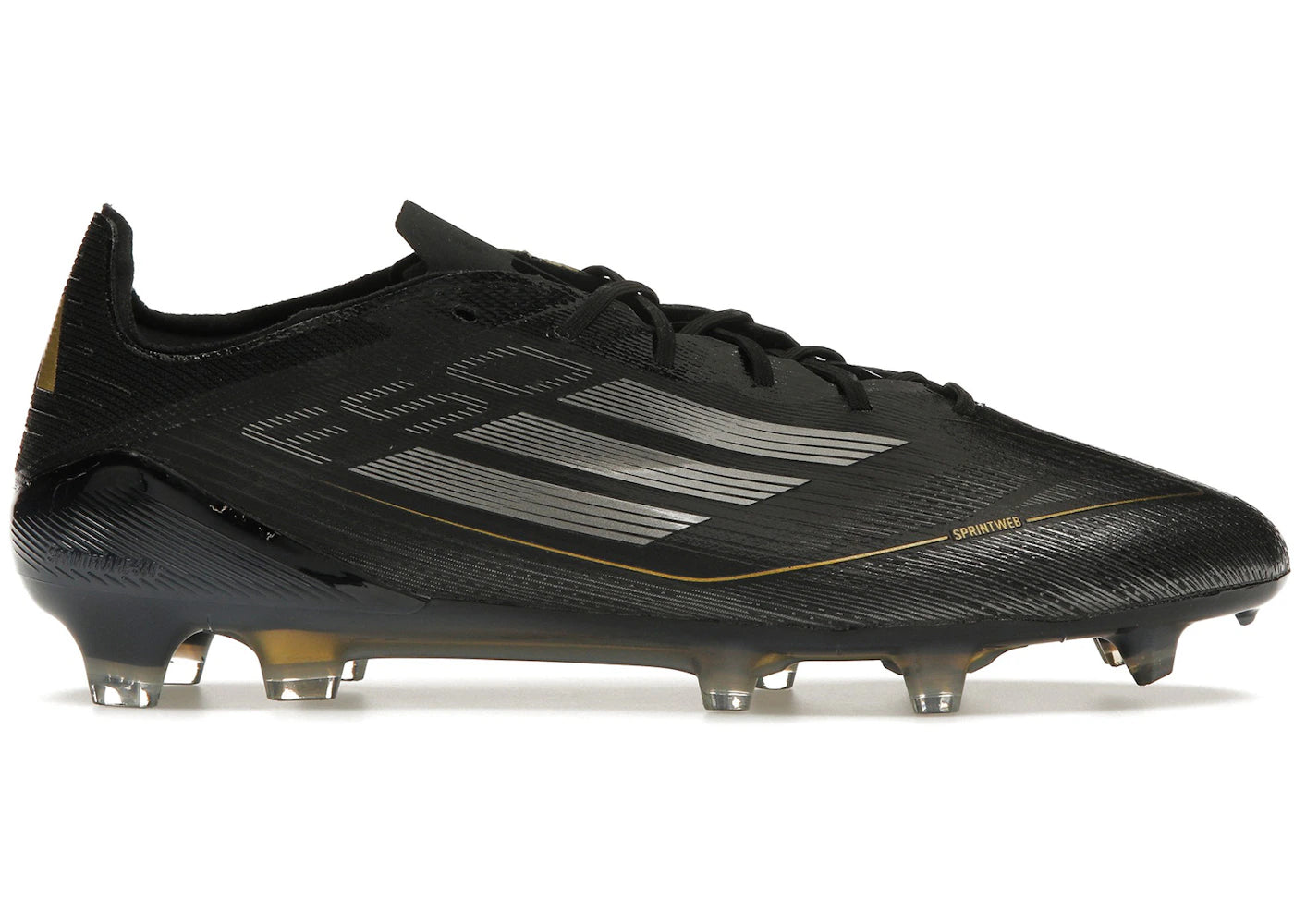 adidas F50 Elite FG-Core Black Iron Metallic Gold Metallic
