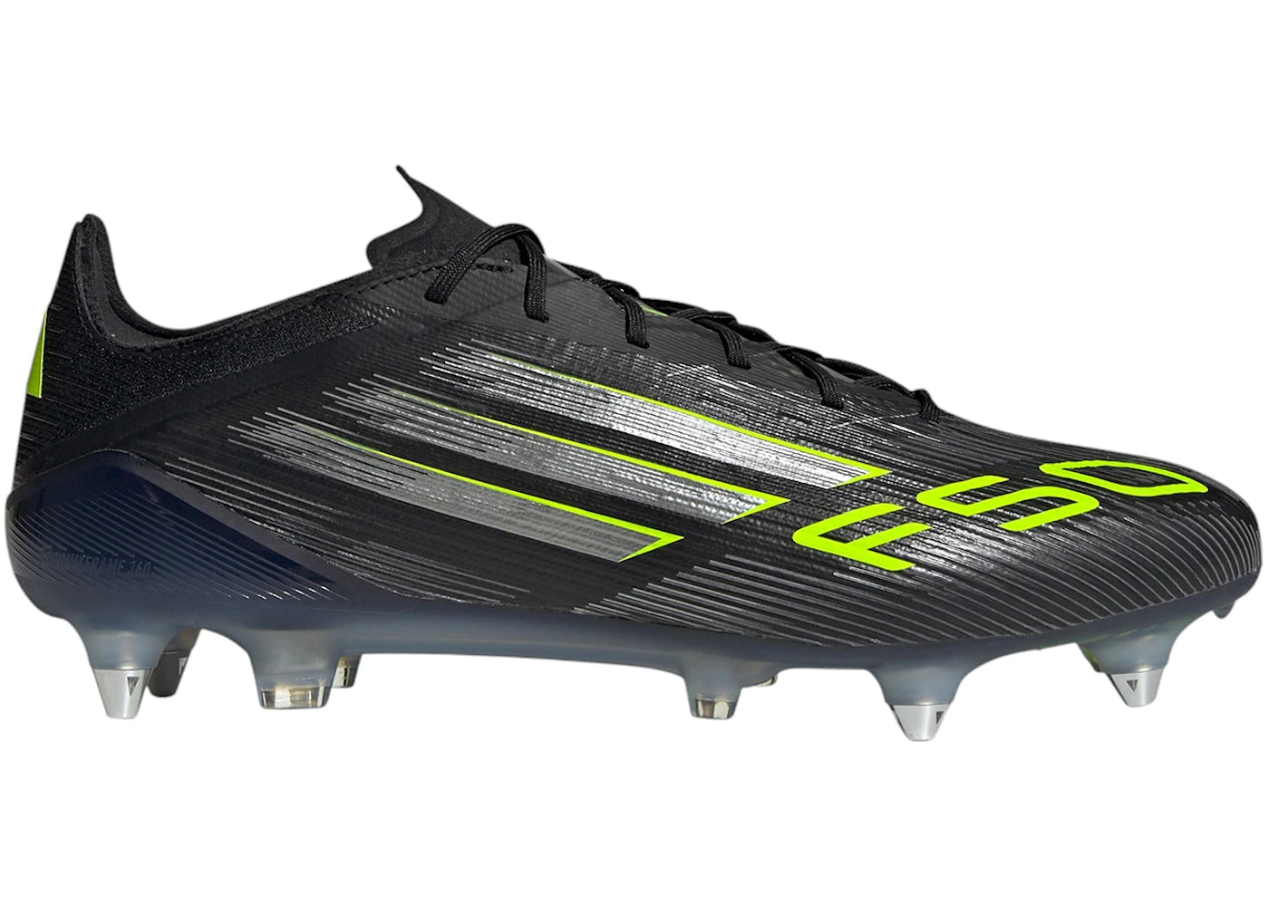 adidas F50 Elite SG-Core Noir Fer Métallisé Citron Lucide