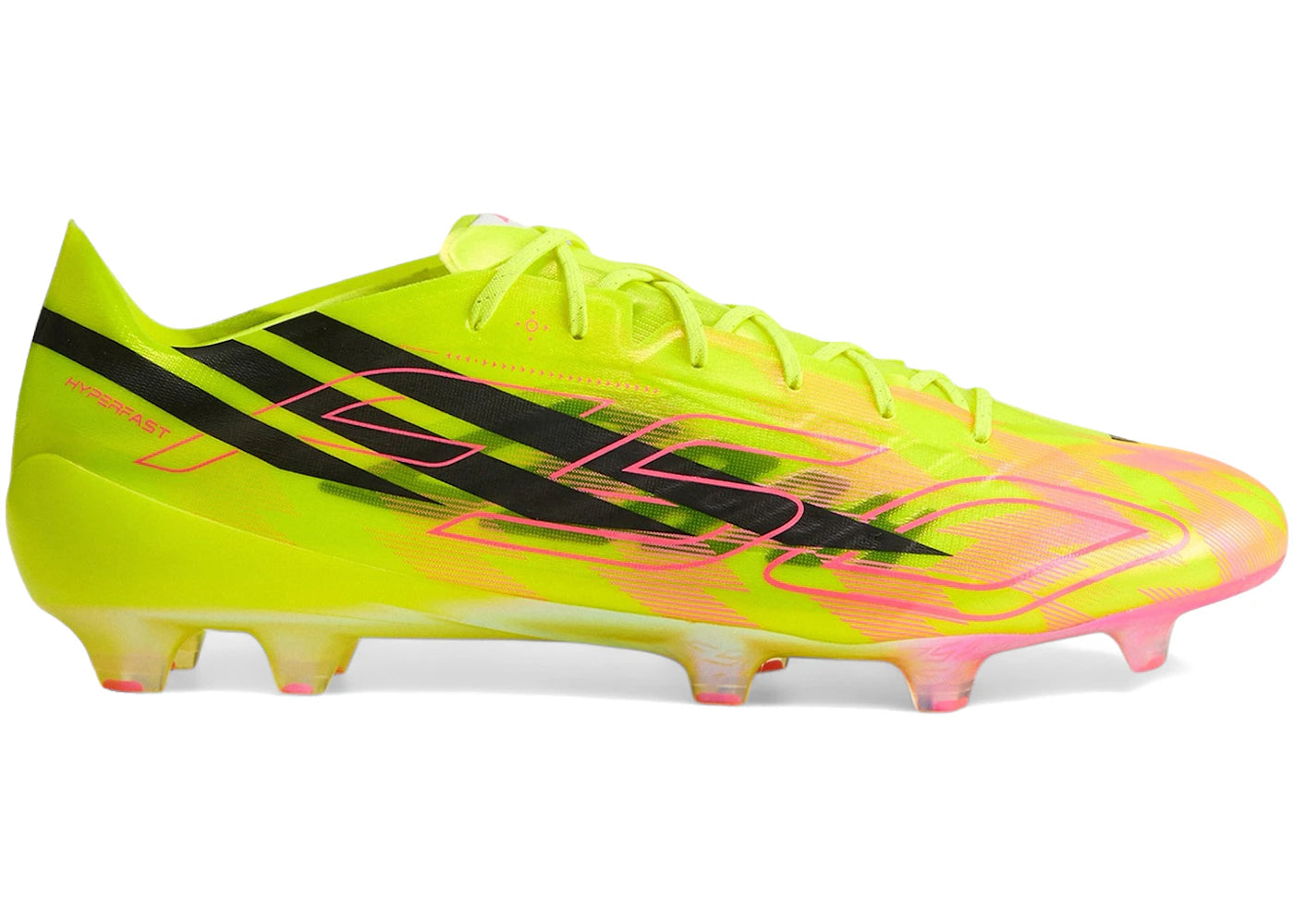adidas F50 Hyperfast Evo FG Team Solar Yellow 2 Core Black Solar Turbo - main view