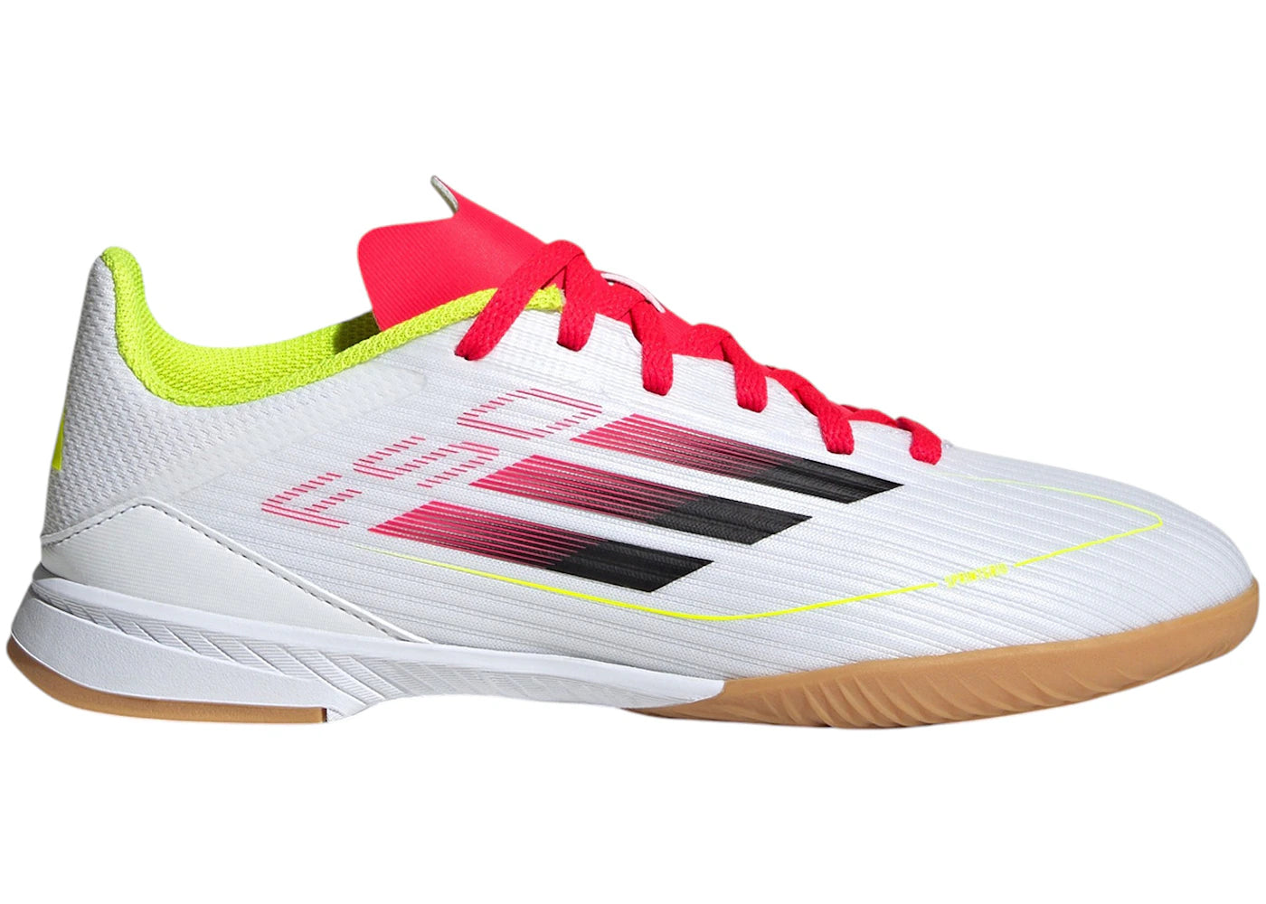 adidas F50 League Indoor-Cloud White Core Black Solar Yellow (Kids)