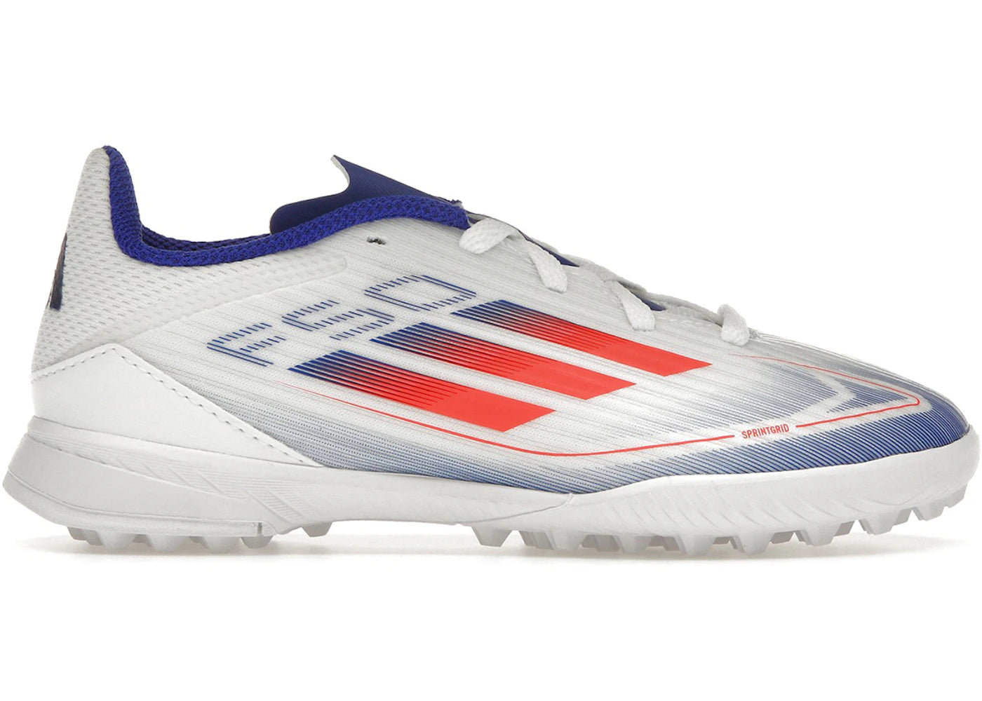 adidas F50 League Turf-Cloud White Solar Red Lucid Blue (GS)
